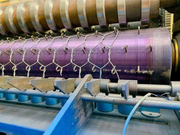 Machine automatique de fabrication de fil de maille de Gabion pour la maille de 80x100mm Gabion
