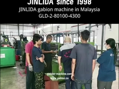 GLD-2-80100-4300 haute vitesse de la machine à maille de gabion puissance 30KW