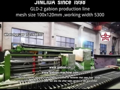 GLD-2 ligne de production de gabions de commande automatique PLC à grande vitesse