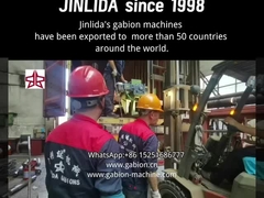 ligne de production de gabions GLD-2 pour usages lourds, largeur de travail 4300, taille de maille 80x100 mm