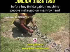 Arrêtez de perdre du temps!Jin Lidai a inventé la machine à cage de gabion automatisée en 1998.