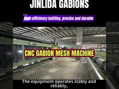 Machine à gabions Jinlida : Technologie servo avancée et composants de grandes marques pour une production stable
