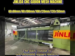 JINLIDA CNC Gabion Mesh Machine: 10 000 mètres carrés de sortie quotidienne