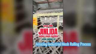 Ligne de production de machines à mailles de gabions entièrement automatique à grande vitesse