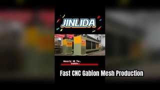 Machine à mailles de gabions CNC JINLIDA | Opération simple, production rapide