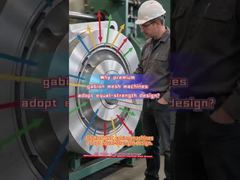 Les machines à mailles de gabions CNC JINLIDA adoptent une conception à résistance égale pour équilibrer les contraintes sur toutes les pièces.
