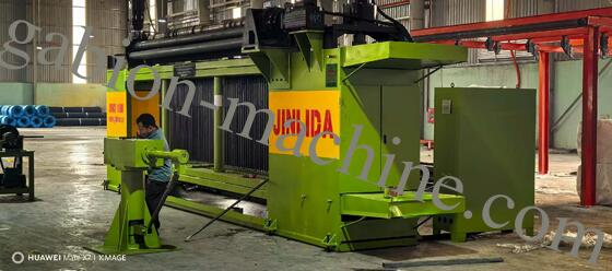 Machine à boîtes de gabions ultra-rapides et lourdes: métier à tisser industriel à treillis métallique hexagonal pour génie civil