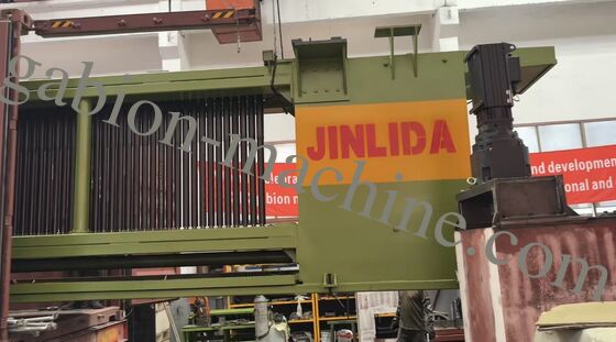 acheter Machine à tisser de gabions CNC standard CE - Chine Usine automatique de treillis métallique de gabions JINLIDA fabrication en ligne