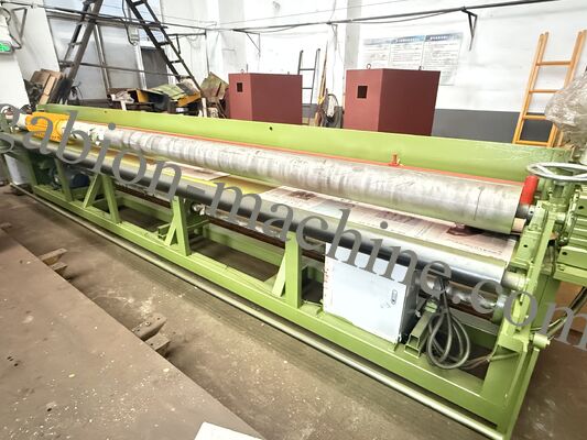 Acheter Machine hydraulique robuste pour couper le grillage pour feuille de gabion à fil épais, largeur de coupe de 4,5 m fabrication en ligne