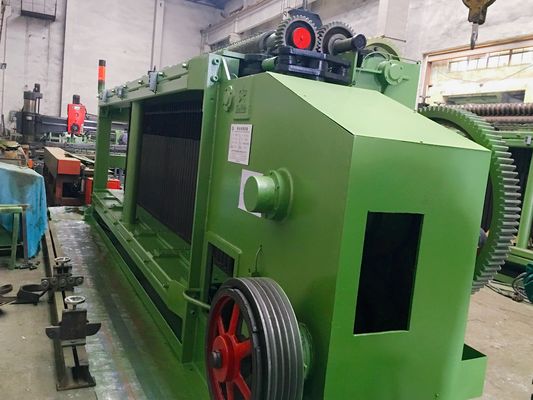acheter 4.0mm195m/H a galvanisé la machine de Gabion avec le système de lubrification automatique fabrication en ligne