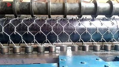 acheter Torsion 3 Gabion hexagonal croisé du fer galvanisé 2 faisant la machine fabrication en ligne