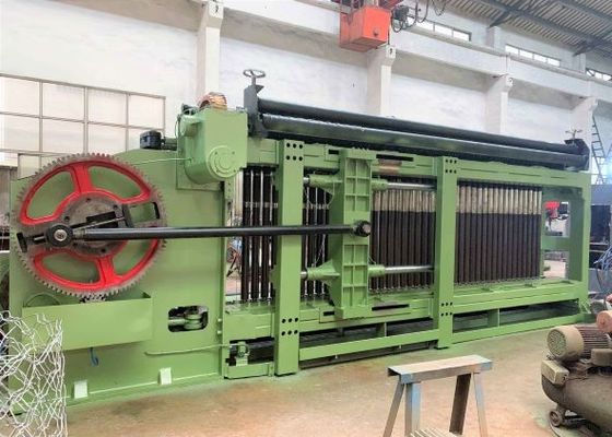 acheter La machine automatique de Gabion d'huile a galvanisé la maille du fil 66*88mm pour l'ingénierie hydraulique fabrication en ligne