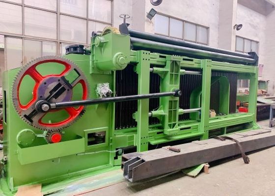 acheter Fil de l'embrayage 2.6mm du contrôle 100*120mm Gabion Mesh Machine With Overload Protect de PLC fabrication en ligne