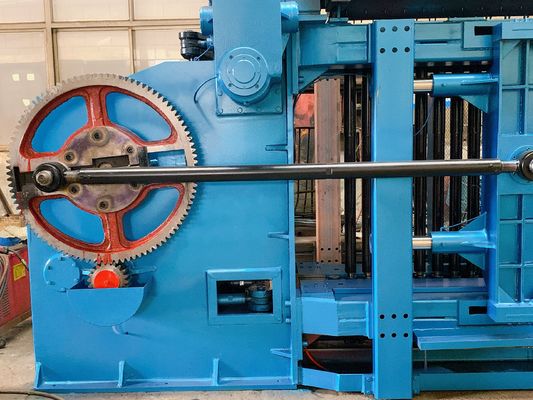 acheter 83m/H PVC trapézoïdal Galfan a enduit la machine de maillage hexagonale fabrication en ligne