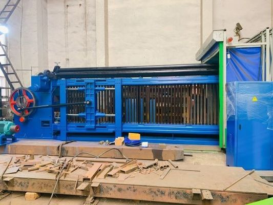 acheter 4*1m spécialisés Gabion Mesh Machine Double Twist Netting pour la barrière protectrice fabrication en ligne
