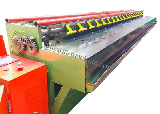 acheter éolienne de bord de 4m avec le PLC pour le fil hexagonal Mesh Gabion Production Line de 100*130mm fabrication en ligne